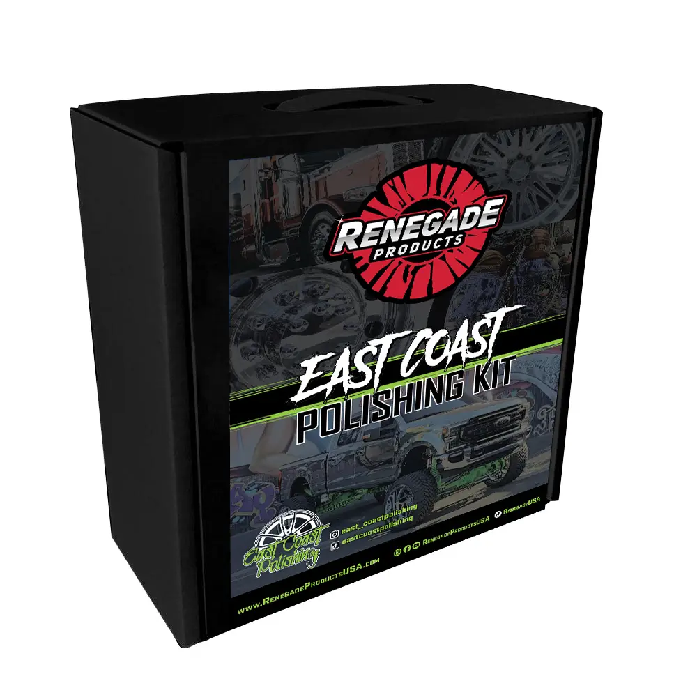 Renegade Products East Coast Polishing Bundle - Complete 3-Step Kit for Mirror Shine & Luster on Stainless Steel Surfaces
