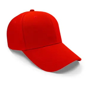 Plain Men's and Women's Baseball Cap Strapback in Polyester Material