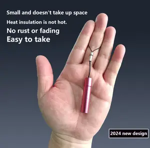 2025 Portable USB Lighter Mini Aluminum Alloy Type-C Charging Windproof Energy-Saving with Lanyard Electronic Igniter for Outdoor Camping