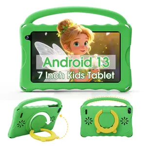 7 inch Kids Tablet, 4GB RAM 32GB ROM Android Kids Tablet with Parental Control, Eye Protection Screen for Kids 4-12, Portable Handheld Children Tablet