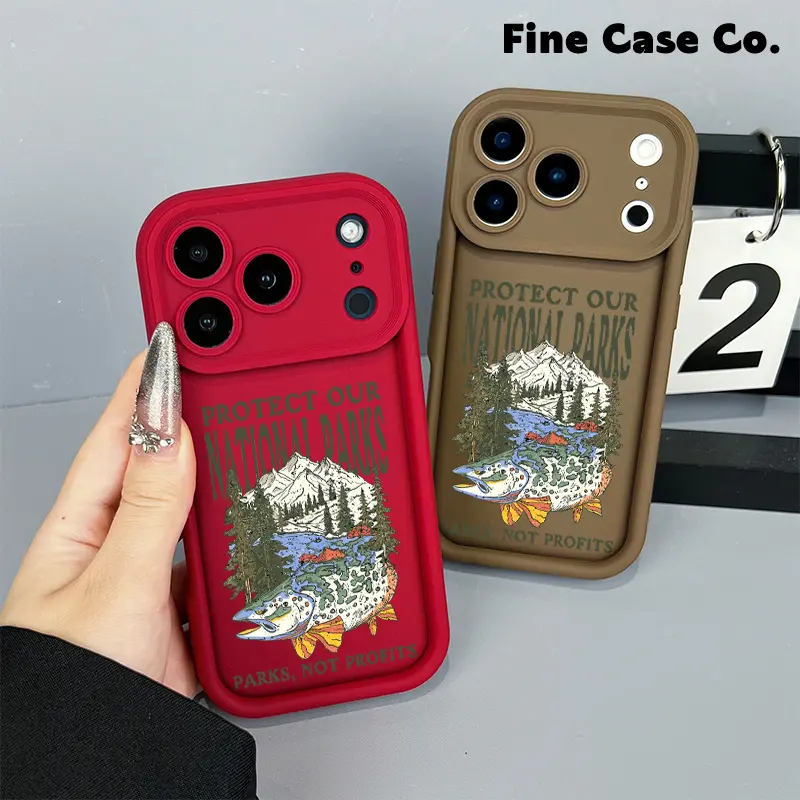 Soft TPU National Parks Landscape Art Phone Case - Shockproof, Non-Slip Protective Cover for iPhone 17 Pro Max,16 Pro Max,15 Plus,14 Pro,13,12,11,XS Max,XS,XR & Samsung Galaxy S25 Ultra,S24 Plus,S23 Mobile Accessories