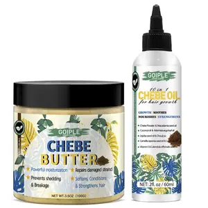 Chebe Hair Butter for Growth and Thickening Deep Moisturizing Hair Grease Natural Conditioner for All Hair Types As New Year Gift