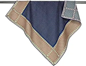 Mulberry Silk Women Square Scarf Prints Headband Neckerchief Luxury Female Hair Ornament Female Bandana Scarves