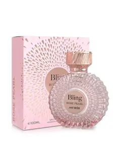Mirada Bling Rose Pearl Eau de Parfum 100 ML - Black Currant Bergamot Grapefruit Bulgarian Rose Iris Praline Vanilla Musk Cashmeran Patchouli