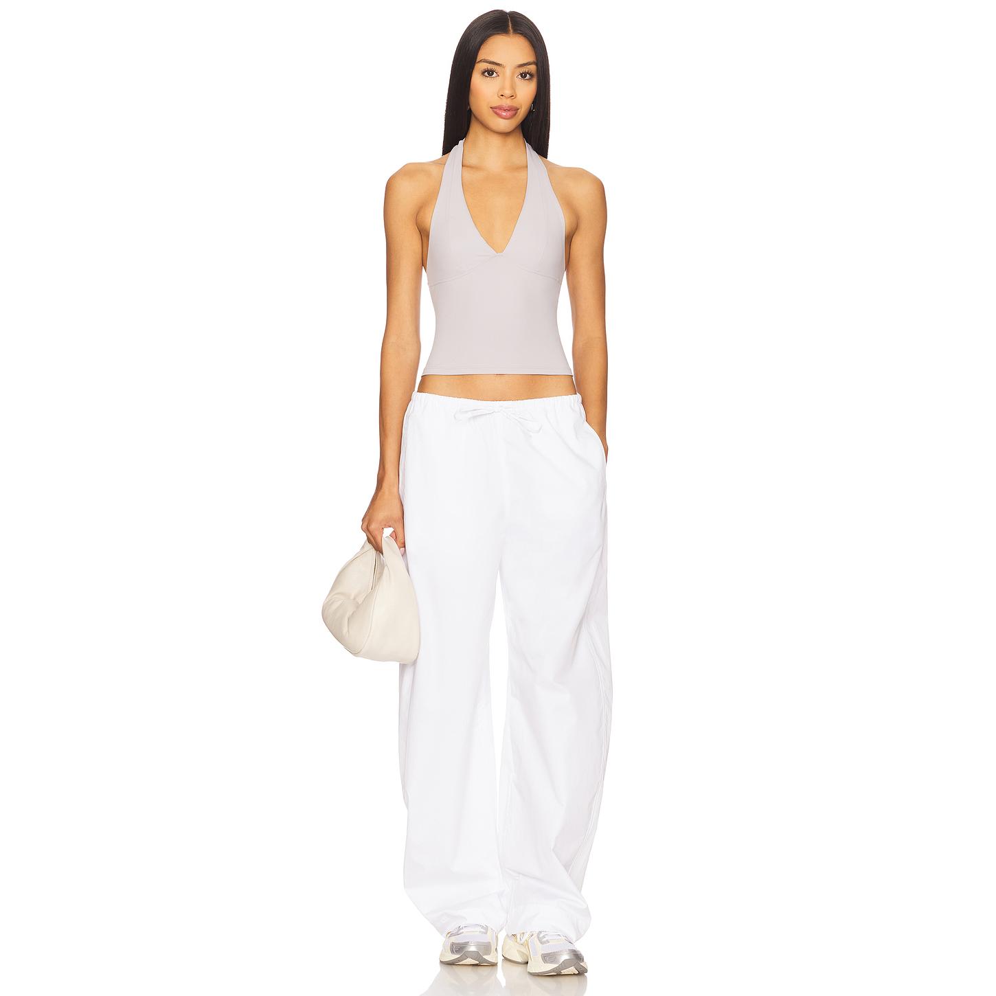 Free People Still Here Halter Top in Black