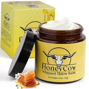 Honey Cow 100% Grass-Fed, Grass Finished Beef Tallow Balm