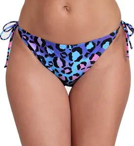 Women's Low Rise   Sexy Brazilian   Tie String Bikini Swim Bottoms Cheeky Swimsuit Bottoms