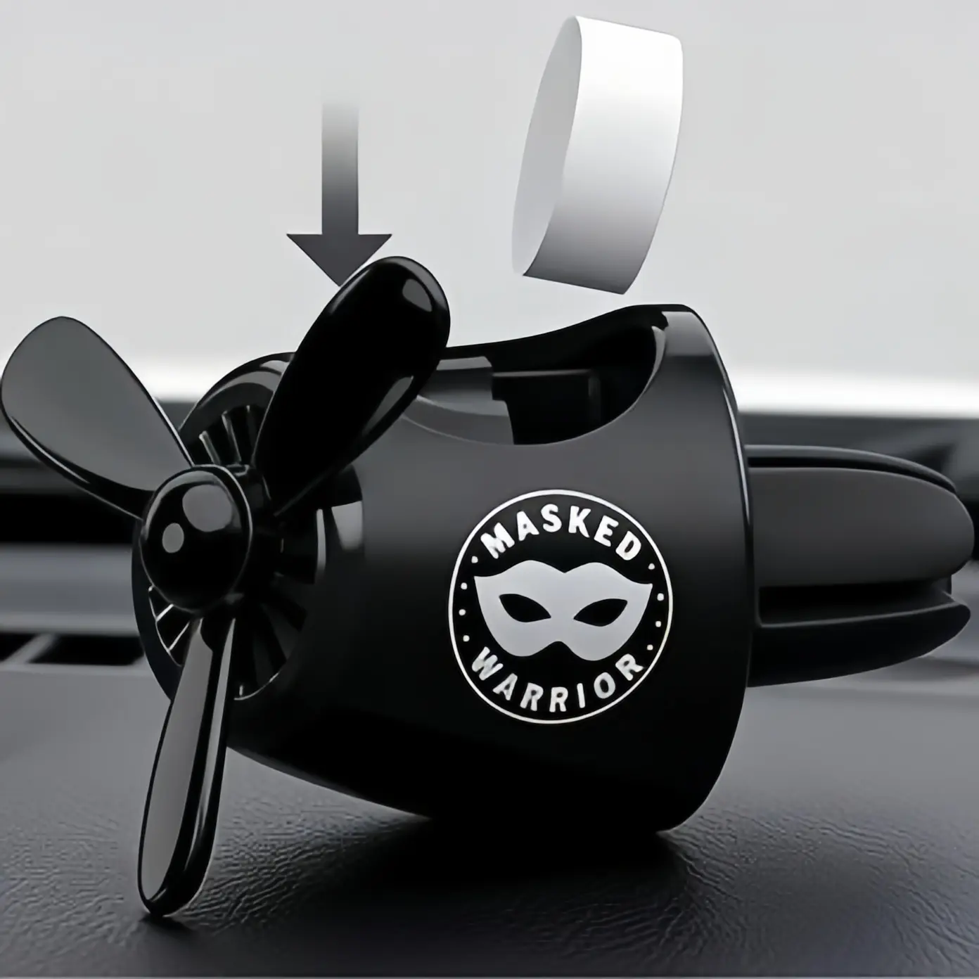Compact Rotating Pilot Propeller Car Air Freshener - Vent Perfume, Deodorizer, Scent, Automotive Interior Accessory Gift for Car Enthusiasts (Default Option), Car Deodorizer, Car Scent