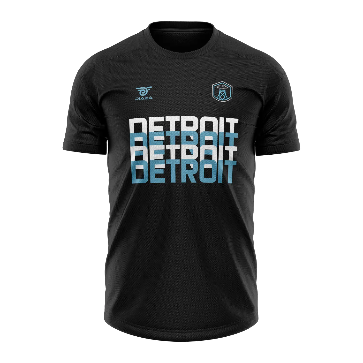 Detroit Metro FC Black Jersey