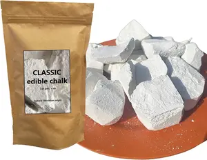 NEW !!! Classic Natural Edible Chalk Organic Crunchy White Chalk Chunks for Eating, Pica Cravings, and ASMR Pure Ukrainian 4oz (115g)