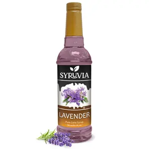 Syruvia Lavender Syrup for Coffee & Cocktails 25.4 Ounces Syrups for Coffee Drinks