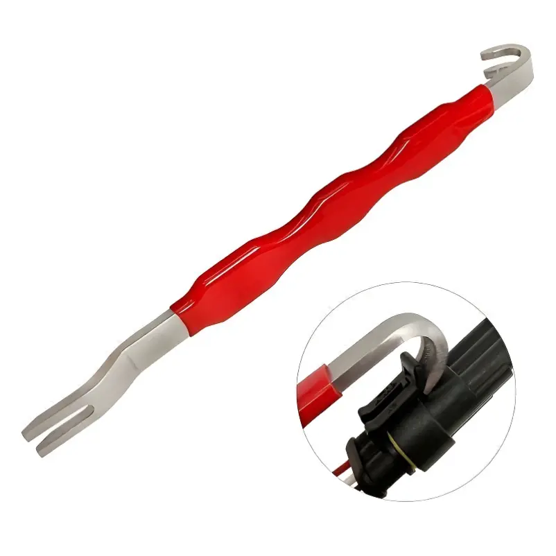 Automotive Electrical Terminal Connector Disconnector with Disconnector Tip - Universal Type Car Repair Hand Tool for Vehicle Electrical Plug Separation