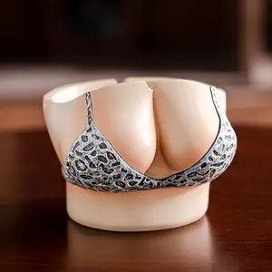 Latest model, fashionable, sexy and beautiful ashtray ornament, bikini ashtray, special artistic ashtray decoration, for living room, bedroom, office, home furniture, storage ornament Rose Necklace Heart
