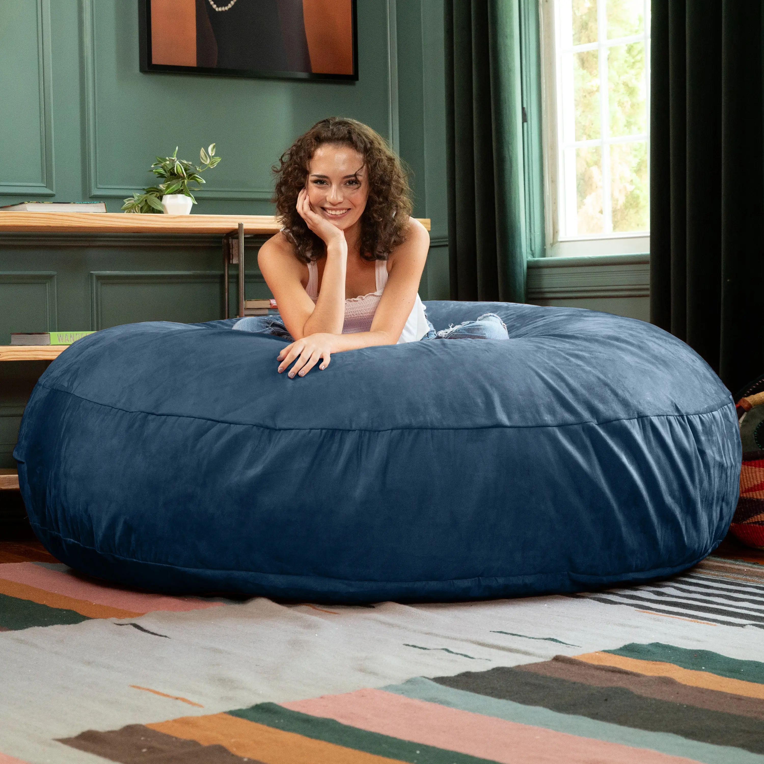 Jaxx Cocoon 6ft Oversized Beanbag Chair - Ultimate Comfort and Versatility
