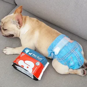 Cowboy Style Female Dog Disposable Diapers, High Absorbency, Leak-Proof Design, Adjustable Size, Suitable for Home Training, Incontinence, Travel