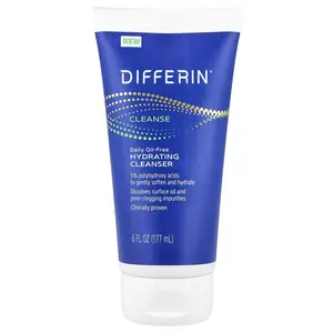 Differin Daily Oil-Free Hydrating Cleanser, 6 fl oz (177 ml)