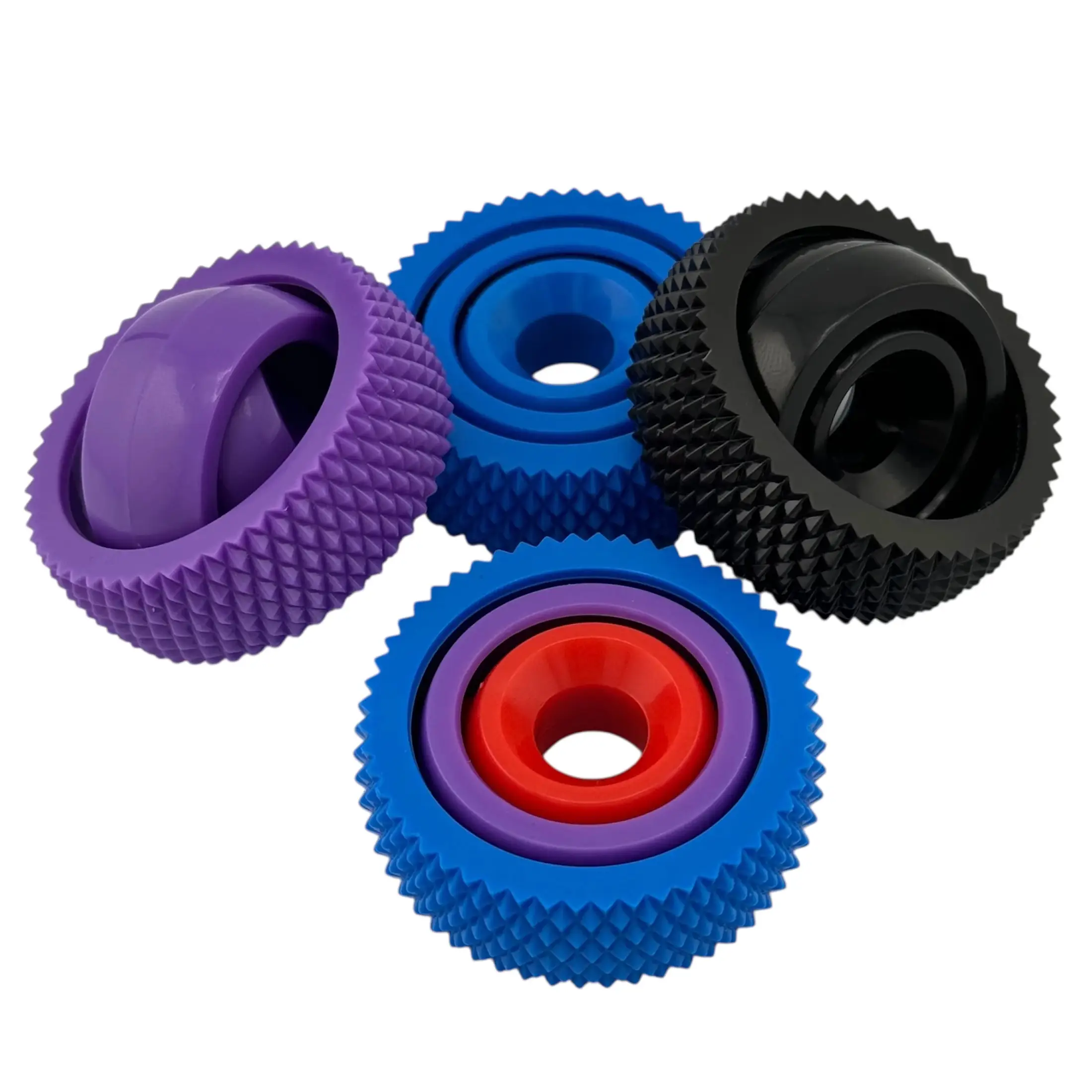 Textured Gyro Fidget Spinner by KAHN CREATIONS - Pocket-sized for Discreet pocket fidget gyro spinner edc fidgets anxiety toys quiet fidgets