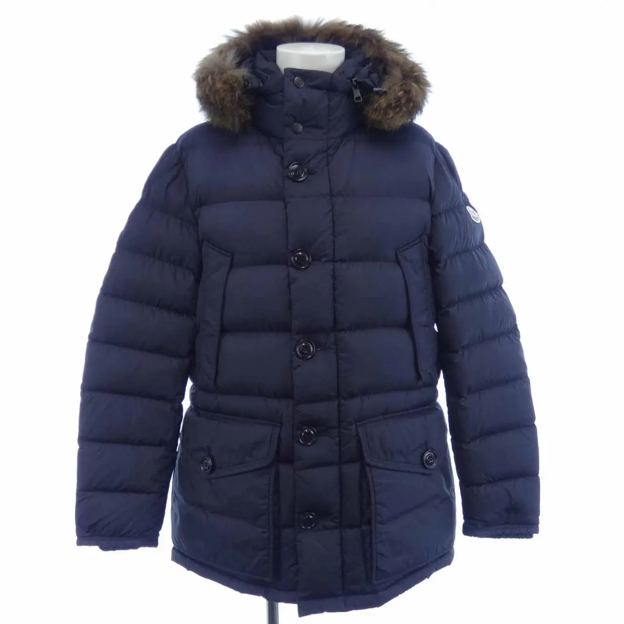 Pre-owned MONCLER Nylon Small Leather Goods CLUNY Down Jacket