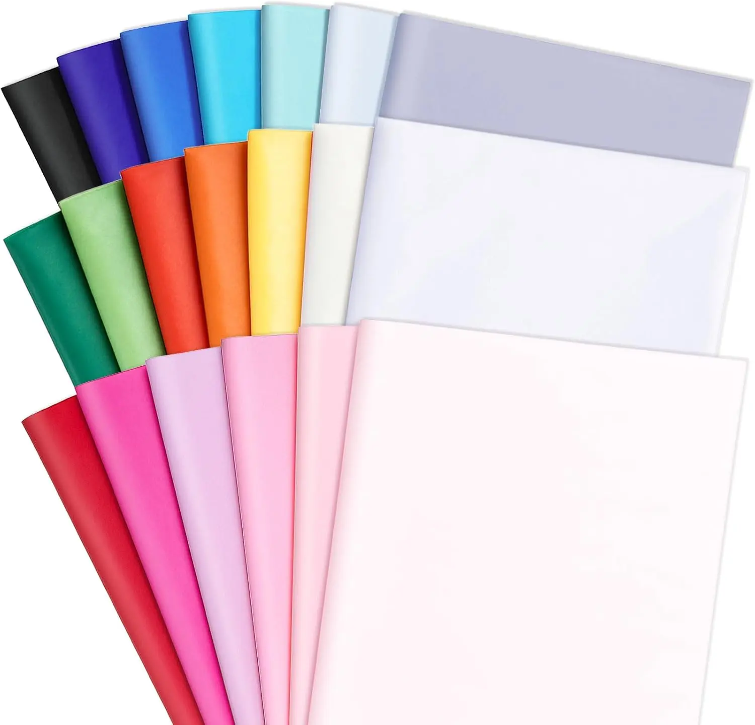 160 Sheets Tissue Paper for Gift Bags 20 X 14 Inches Multicolor Gift Tissue Paper Bulk for Crafts Flowers Wrapping Art Projects Birthday Party Decorations