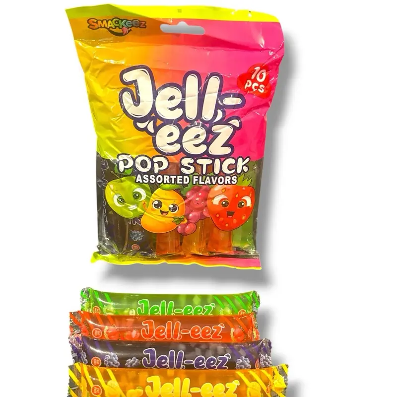 Smackeez Jell-eez Pop Gelatin Sticks- Assorted Flavors