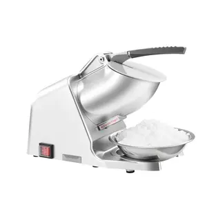 Commercial Ice Crusher And Shaved Ice Shaver Machine Electric Ice Shaver 286 Lbs Per Hour Snow Cone Maker For Restaurants Bars Home Use Industrial Grade Silver Finish Heavy Duty Build, Commercial Kitchen Use, Durable Ice Shaver