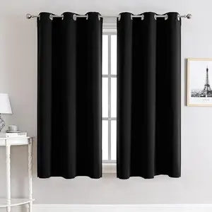 Blackout Curtains for Bedroom & Living Room, Blackout Window Cover, Super Soft Solid Thermal Insulated Eyelet Design, Perfect for Natural Light Control