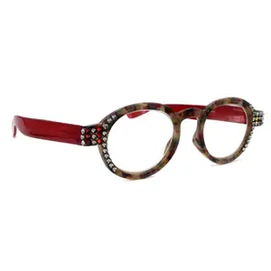 Celeste, (Bling) Reading Glasses Women W (Black Diamond, Volcano) Genuine European Crystals+1.25 +3 Magnifying   NY Fifth Avenue