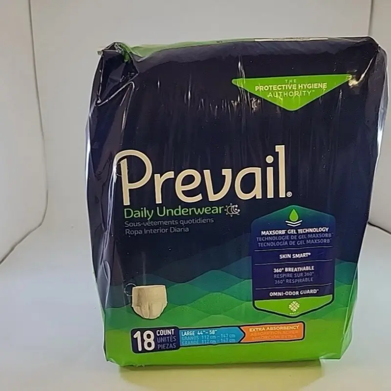 Prevail Daily Underwear – 18 Count (Small) | Maximum Absorbency | Disposable Protective Underwear | Maxsome Gel Technology | Skin Smart | Omni-odor Guard