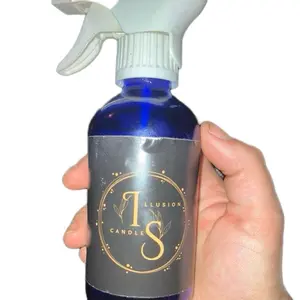 Illusion Candles 8oz House Fragrances for Fabric Leather Enhances Home Office Smell Versatile Scent Spray Pet & Kid Friendly