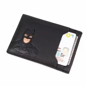 Leather Bat Wallet with Multiple Card Slots, Ideal ID Wallet for Personal Use, Perfect Gift for Teens, Boyfriend, Husband ()