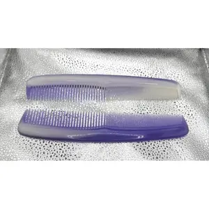Detingling Comb - Pink and White Plastic Comb for Hair Styling