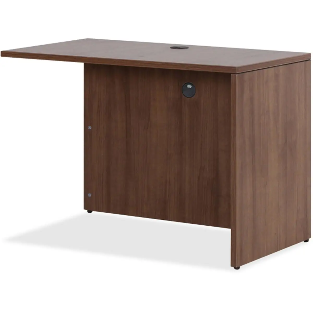 Lorell LLR69979 29.5 x 48 x 24 in. Return Shell - Walnut