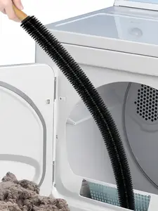 LMMAKE Dryer Vent Cleaner 29.9 Inch Long Brush with 25.6 Inch Dense Nylon Bristles for Effortless Deep Cleaning Removes Lint and Dust Ideal for Dryer Vents and Refrigerators