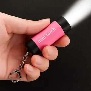 Mini Keychain Flashlight USB Rechargeable