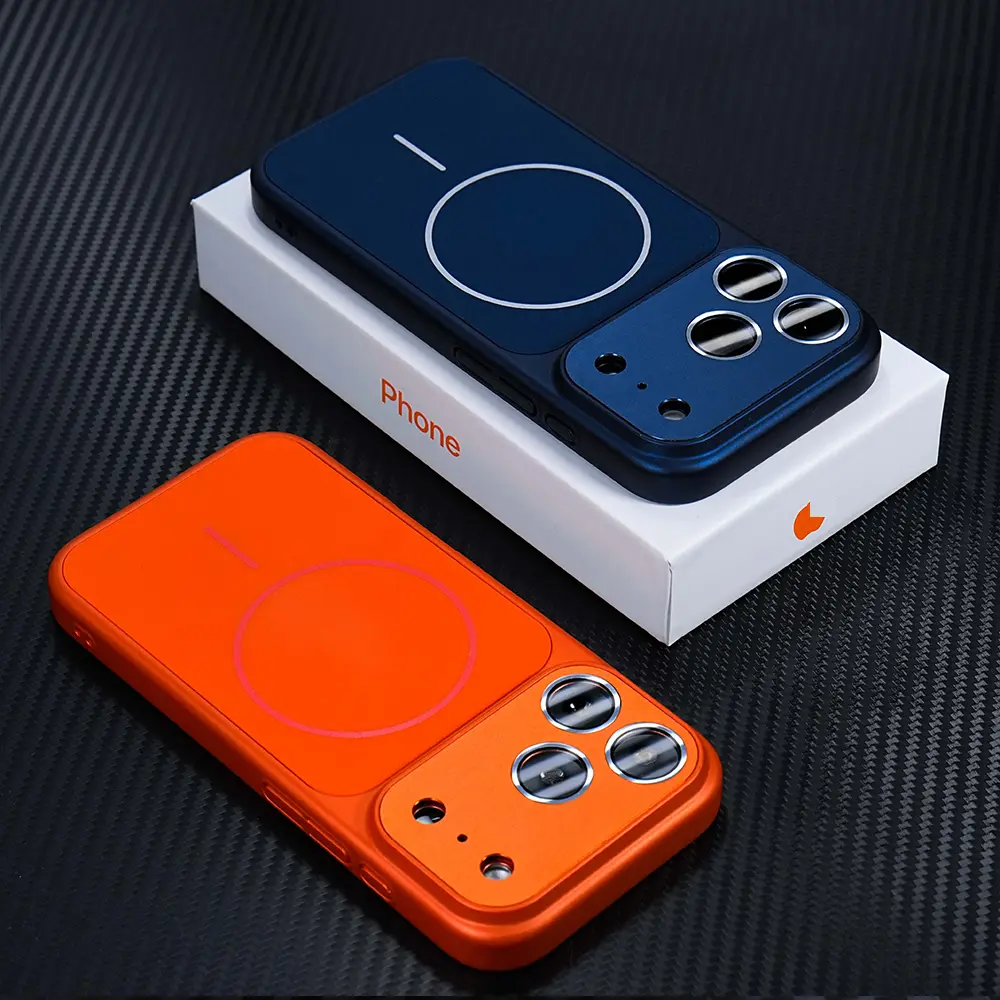 Luxury Instantly Transformed 17 Series Magnetic Wireless Charging Phone Case for iPhone 15 16 17 Pro Max 17promax Cases Full Camera Lens Protection Hard PC Back Phone Cover for Men Women