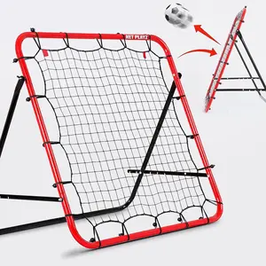 Soccer Rebound Net Rebounder 3.3X3.3FT | Skill Training Gifts, Aids & Equipment for Kids Teens & All Ages - Kick-Back/Portable, 6 Adjustable Angles