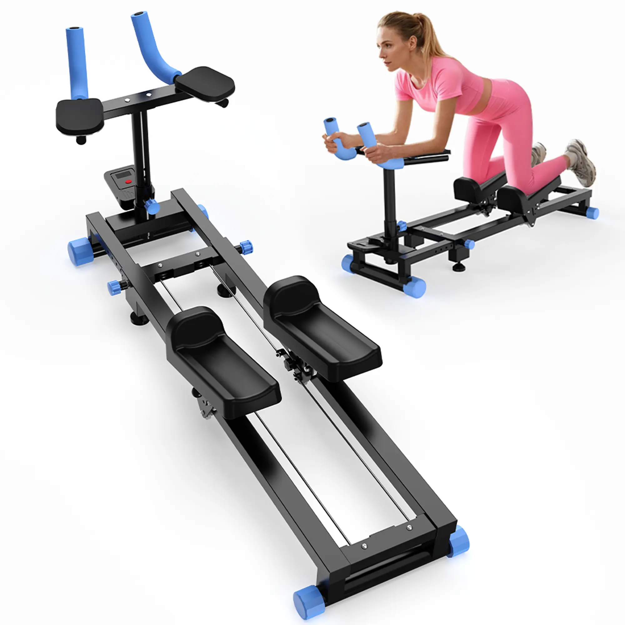 Spine Twist & Stretch Trainer, Crawling Core Workout Machine for Home Gym, Ab Balance and Mobility Exercise Equipment for Back Stretching, Core Training and Daily Fitness