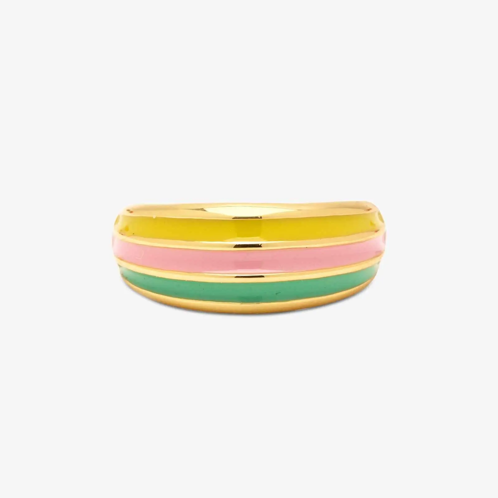 Sunset Striped Dome Ring Sunset Striped Dome Ring