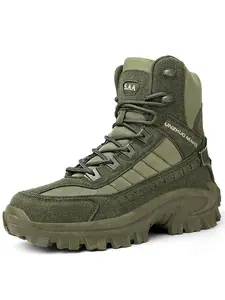 Men's Durable Outdoor Hiking Boots, Tactical Combat Shoes, Camping Footwear, Training & Trekking Boots, Walking Shoes for Men, Safety Hiking Boots, Lightweight Hiking Boots