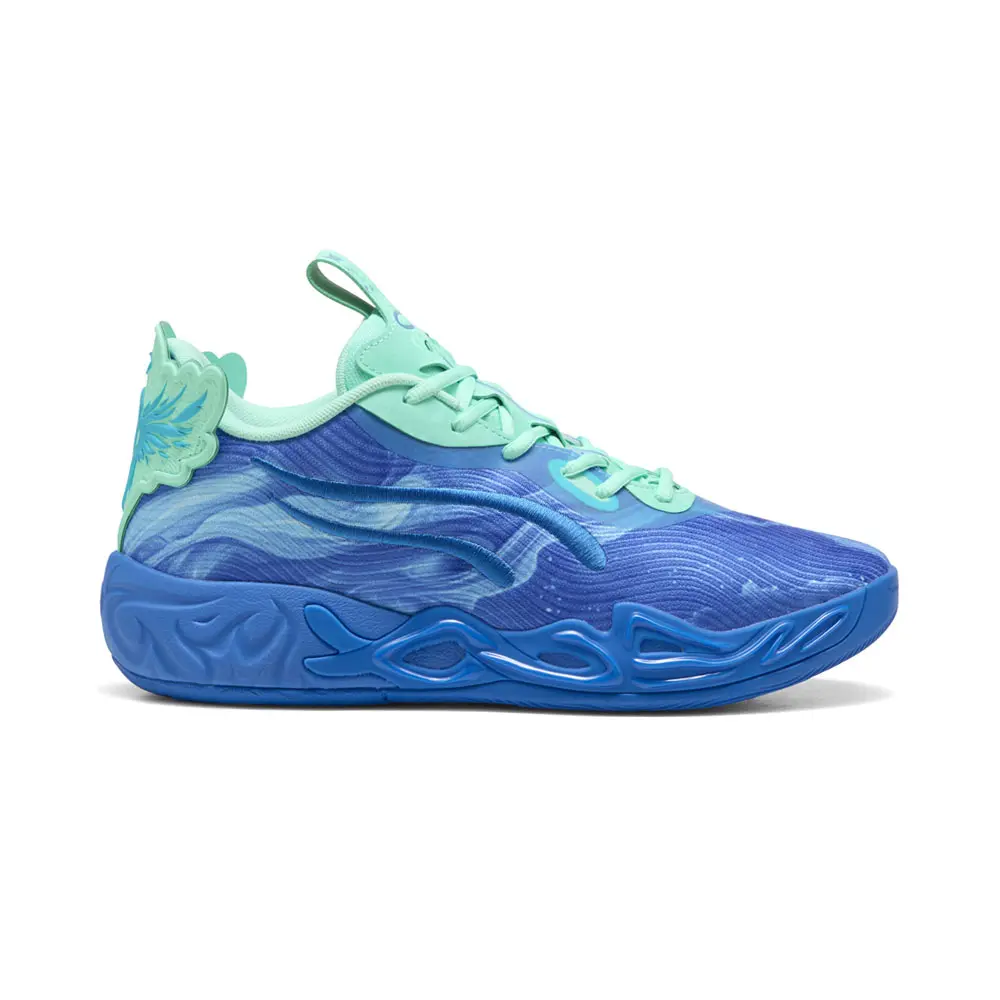 PUMA Mens X Lamelo Ball Mb.04 Lo Team Basketball Sneakers Shoes - Blue