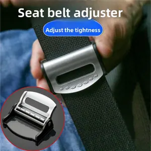 Car Seat Belt Clip Set Car Seat Accessories Adjustable Safety Belt Limiter Fixer Pair for Vehicle