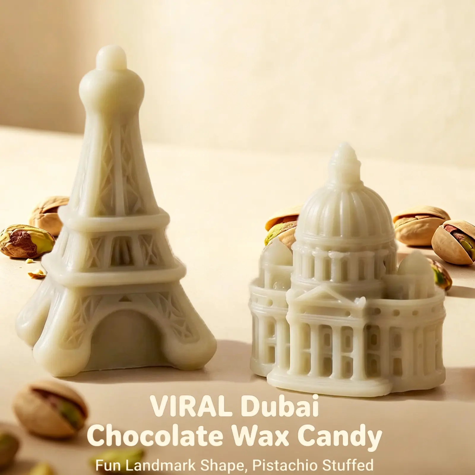 Wax Candy Filled With Dubai Chocolate Sauce 【2-Pack】 Fun Retro Party Snacks ASMR Sweet Candy Snacks Fruit Snacks Popular Wax Candy Bombs Dubai Chocolate Filled Wax Candy GummyGlow #tiktokshopbacktoschool