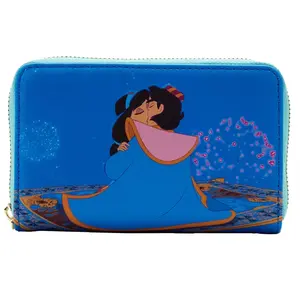 Aladdin Princess Scenes Zip Around Wallet