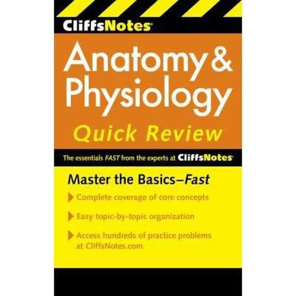 USED Book - Cliffsnotes Anatomy & Physiology Quick Review, 2ndedition by Bassett, Steven (Paperback) - english