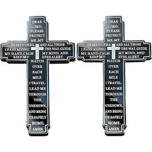 2 Pack Drive Safe Visor Clip for , Christian   Accessory, Religious  Visor Ornament for Drivers,   Charm  Idea, Black