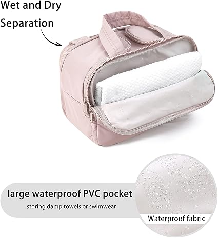 Large-capacity makeup bag for women; foldable, leak-proof cosmetic organizer; easy to carry; effectively protects cosmetics from breaking; ideal for home use, travel, work, and shopping; a must-have for beauty bloggers and professionals，mother'sdaygift