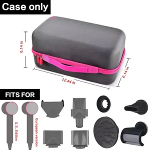 Grey Case Holder Compatible with Dyson Supersonic Hair Dryer, Blow Dryer Storage Bag Fits for Dyson Supersonic Hair Dryer Limited Gift Set Edition and Accessories, Box Only