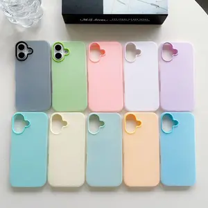 Plain Color Silicone Case for iPhone 17 16 15 14 Pro Max & Plus Soft Smooth Touch Lightweight Durable Protection Multiple Colors Available