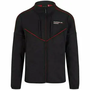 Porsche Motorsport Men's Fanwear Black Softshell Jacket