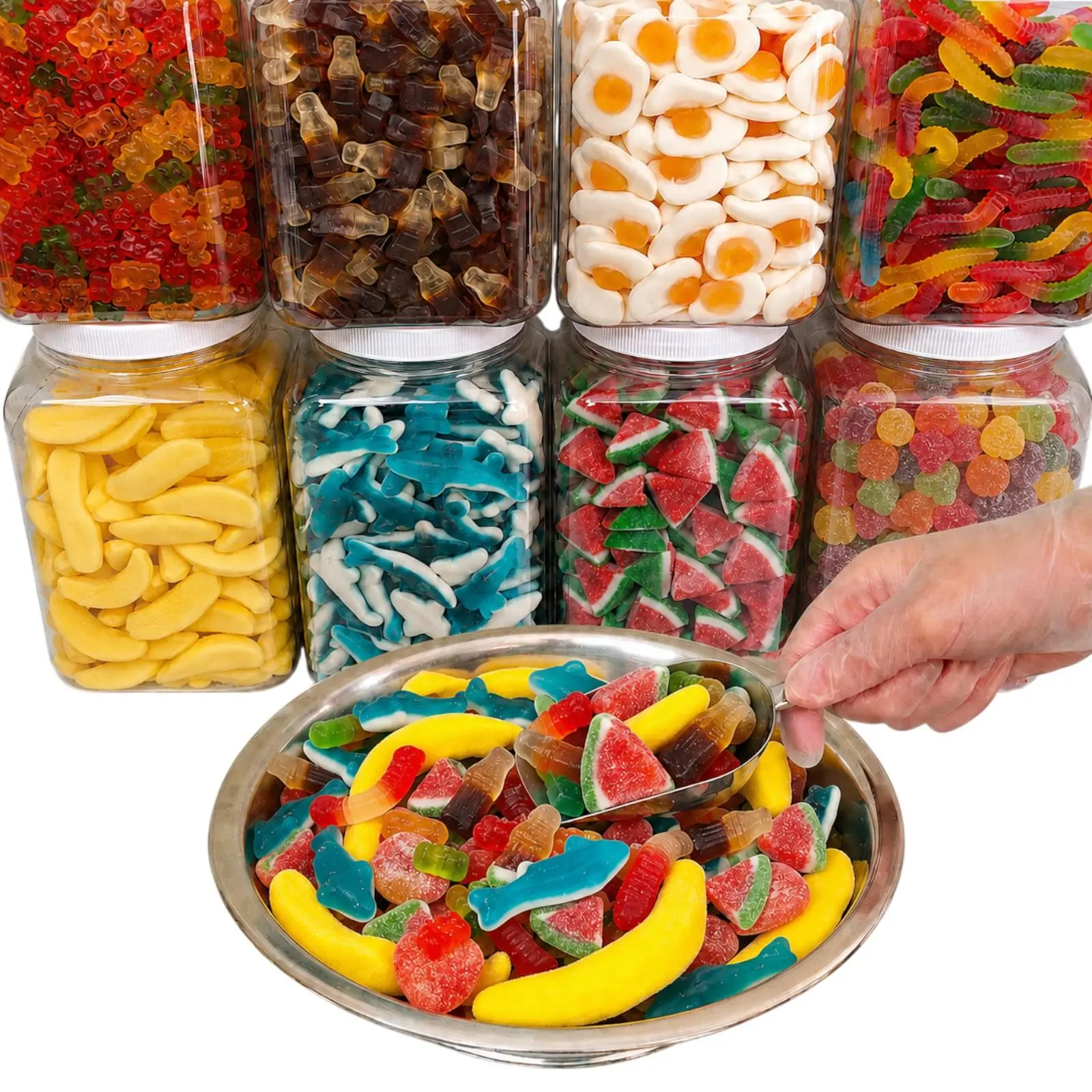 Build Your Own Gummy Candy Mix - Not Sour | Sweet Chewy Gummies Candy Mix - Select your Favorite Assorted Fruity Treats